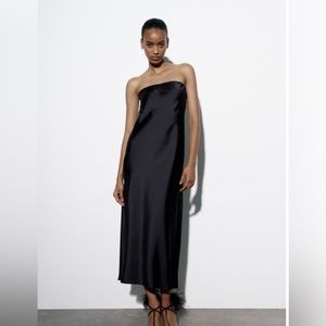 Zara Satin Effect Dress (NWOT)